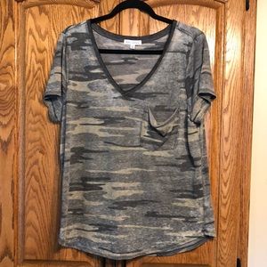 Distressed Camo Shirt